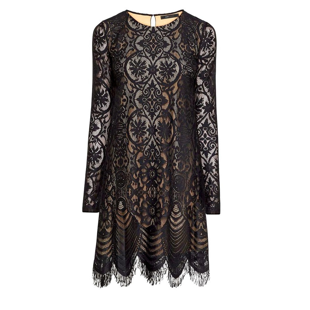 BCBG MAXAZRIA Marat Lace A-line Dress XS